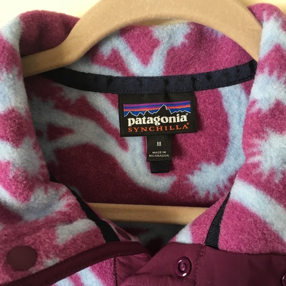 Patagonia Fleece Pullover Sweater Synchilla Rare - Picture 5 of 5